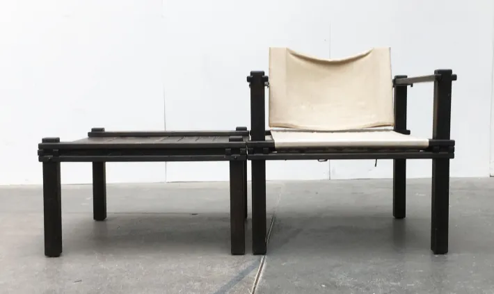 Pamono Set of Mid-Century Farmer Series Chair & Table Set by Gerd Lange for Bofinger, 1960s Online