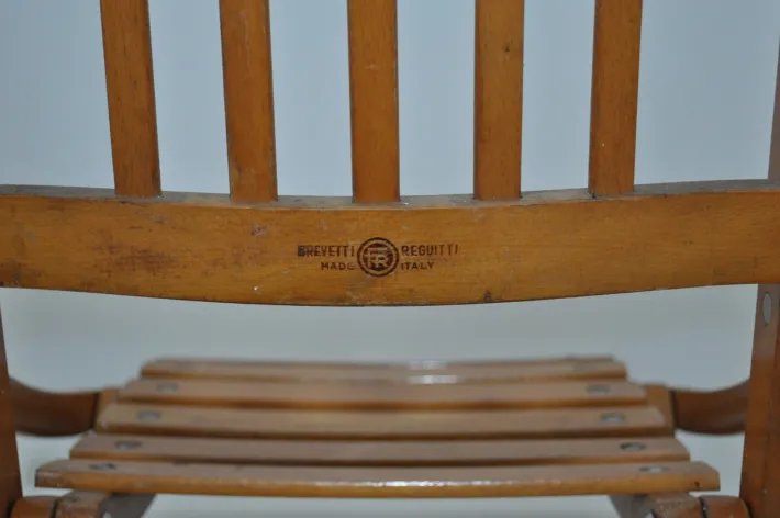 Pamono Set of Mid-Century Italian Childrens Folding Chairs from Fratelli Reguitti Hot