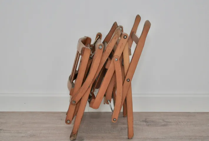 Pamono Set of Mid-Century Italian Childrens Folding Chairs from Fratelli Reguitti Hot