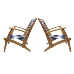 Pamono Set of Mid-Century Modern Gracias Lacquered Wooden Folding Deck Chairs Online