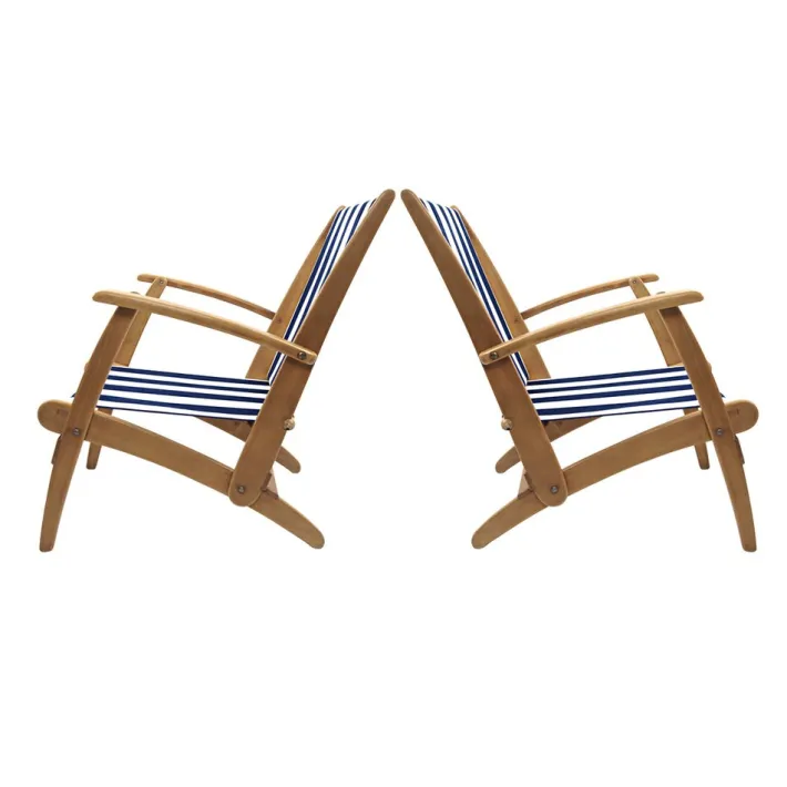 Pamono Set of Mid-Century Modern Gracias Lacquered Wooden Folding Deck Chairs Online