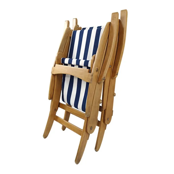 Pamono Set of Mid-Century Modern Gracias Lacquered Wooden Folding Deck Chairs Online