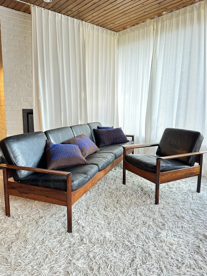 Pamono Set of Mid-Century Sofa Set, Gervan, Belgium, 1960s Hot
