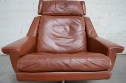 Pamono Set of Model 802 Lounge Chair and Ottoman by Werner Langenfeld for ESA, 1970s Outlet