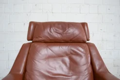 Pamono Set of Model 802 Lounge Chair and Ottoman by Werner Langenfeld for ESA, 1970s Outlet