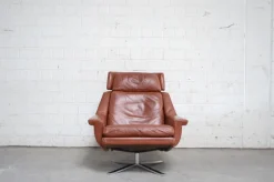 Pamono Set of Model 802 Lounge Chair and Ottoman by Werner Langenfeld for ESA, 1970s Outlet