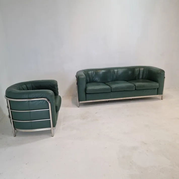 Pamono Set of Model Onda Sofa & Armchair by De Pas Durbino and Lomazzi for Zanotta, 1980s Outlet