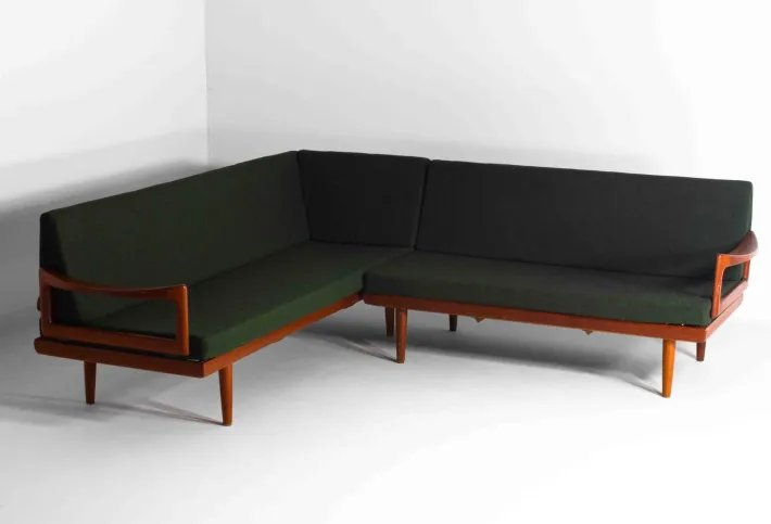 Pamono Set of Modular Corner Sofa by Tove & Edvard Kindt-Larsen, 1960s Outlet