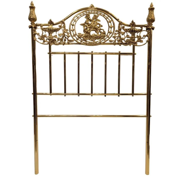 Pamono Set of Napoleon III Style Bed Headboards in Gilt Bronze, France, 1890s Online