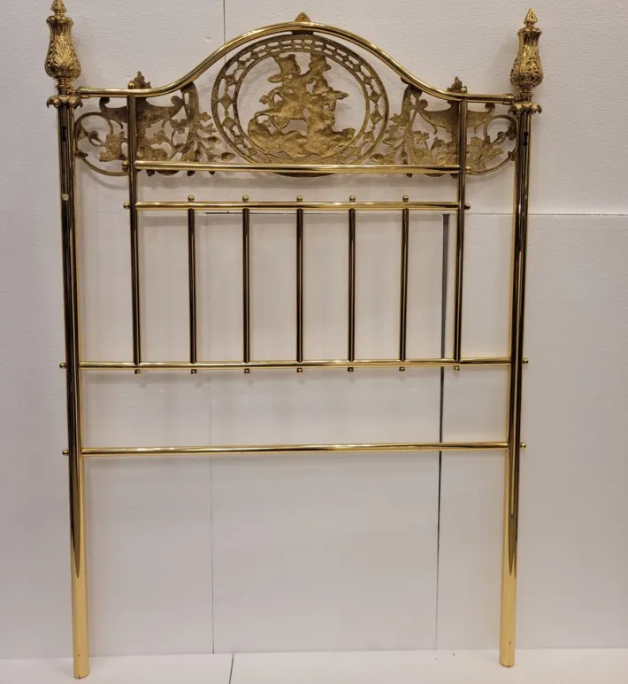 Pamono Set of Napoleon III Style Bed Headboards in Gilt Bronze, France, 1890s Online