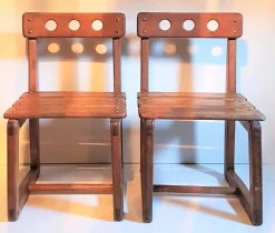 Pamono Set of Norwegian Children's Chairs by Bernt Heiberg, 1940s Clearance