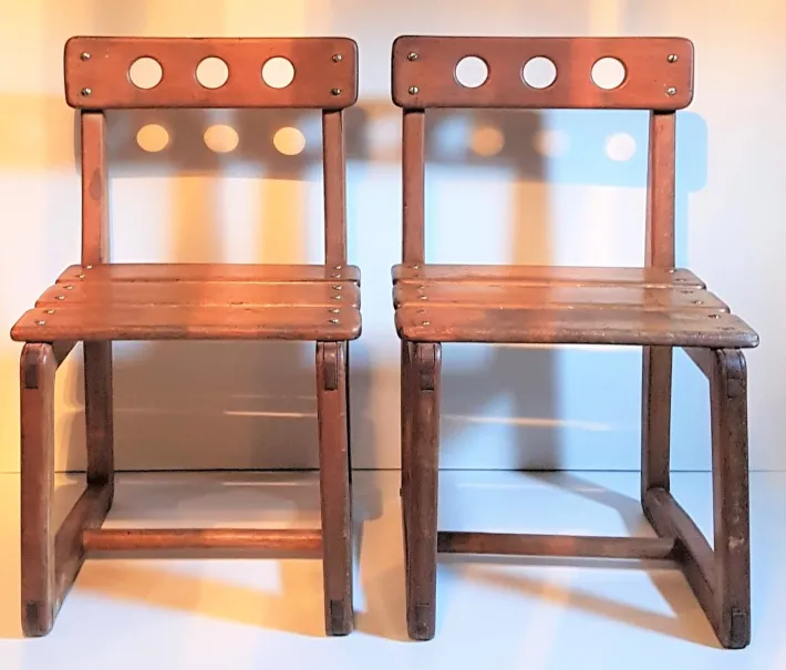 Pamono Set of Norwegian Children's Chairs by Bernt Heiberg, 1940s Clearance