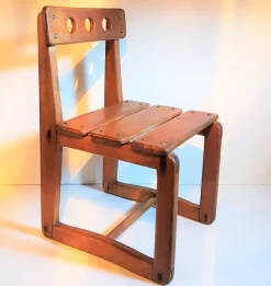 Pamono Set of Norwegian Children's Chairs by Bernt Heiberg, 1940s Clearance