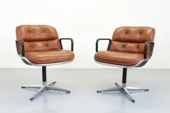Pamono Set of Office Chairs by Charles Pollock for Knoll, 1980s Outlet