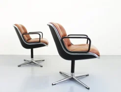 Pamono Set of Office Chairs by Charles Pollock for Knoll, 1980s Outlet