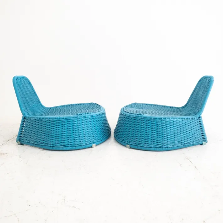 Pamono Set of Outdoor Armchairs in Synthetic Wicker from Ikea, 2007 Hot