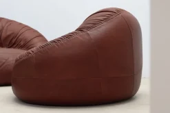 Pamono Set of Pangolin Leather Sofa and Armchair by Egg Designs, 2015 Outlet