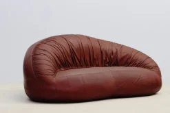 Pamono Set of Pangolin Leather Sofa and Armchair by Egg Designs, 2015 Outlet