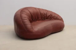 Pamono Set of Pangolin Leather Sofa and Armchair by Egg Designs, 2015 Outlet