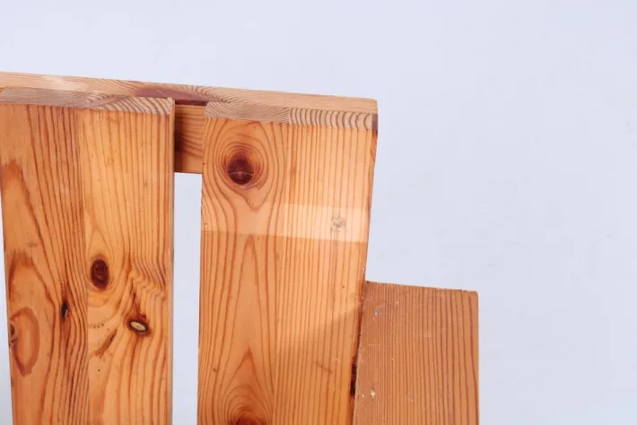 Pamono Set of Pine Crate Wood Children's Chairs in the style of Gerrit Rietveld, 1980s Outlet