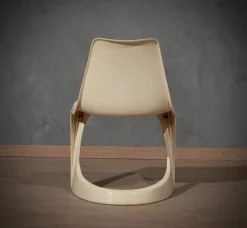 Pamono Set of Plastic White Chairs by Steen Ostergaard, 1970s New