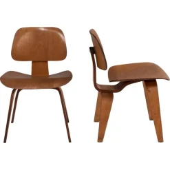 Pamono Set of Plywood DCW Dining Chairs by Charles & Ray Eames for Herman Miller, 1950s Best