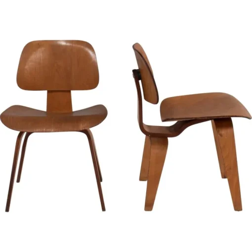 Pamono Set of Plywood DCW Dining Chairs by Charles & Ray Eames for Herman Miller, 1950s Best