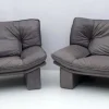 Pamono Set of Postmodern Sofa in Italian Leather by Nicoletti Salotti, 1980s Online