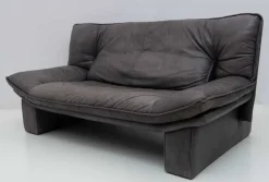 Pamono Set of Postmodern Sofa in Italian Leather by Nicoletti Salotti, 1980s Online