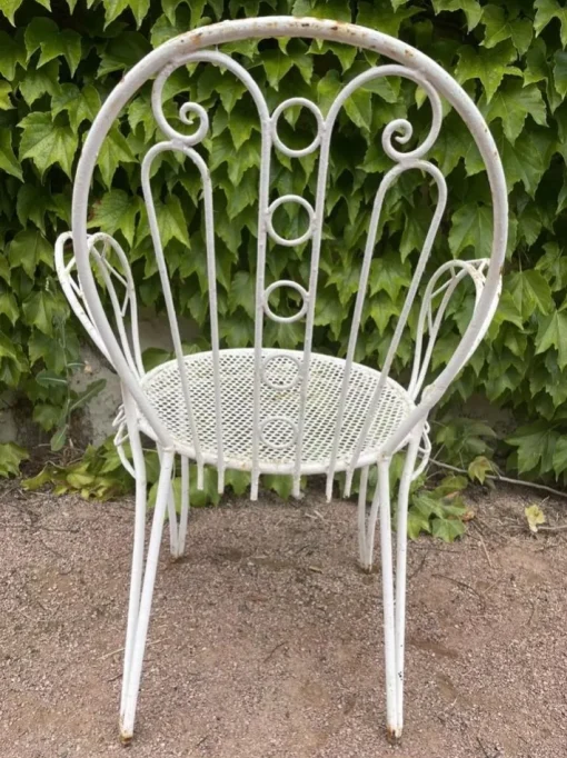 Pamono Set of Provencal Wrought Iron Armchairs, 1950s Hot