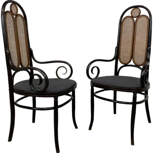 Pamono Set of Secession Armchairs from Thonet, 1890s Hot