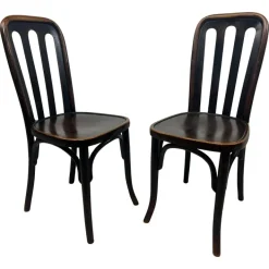 Pamono Set of Secession Dining Chairs by Josef Hoffmann for Thonet, 1890s Hot