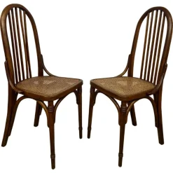 Pamono Set of Secession Dining Chairs by Josef Hoffmann, 1890s New