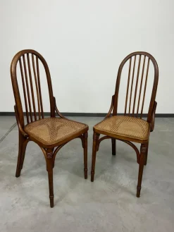 Pamono Set of Secession Dining Chairs by Josef Hoffmann, 1890s New