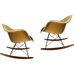Pamono Set of Shell Fiberglass Rar Rockers attributed to Eames for Herman Miller, 1960s Discount