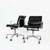 Pamono Set of Soft Pad Chairs by Charles & Ray Eames for Ring Mobelfabrikk Norway, 1970s