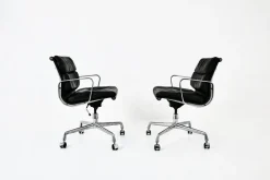 Pamono Set of Soft Pad Chairs by Charles & Ray Eames for Ring Mobelfabrikk Norway, 1970s