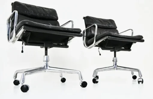 Pamono Set of Soft Pad Chairs by Charles & Ray Eames for Ring Mobelfabrikk Norway, 1970s