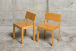 Pamono Set of Stackable Childrens Chairs Model 611 by Alvar Aalto for Artek, 1950s Best
