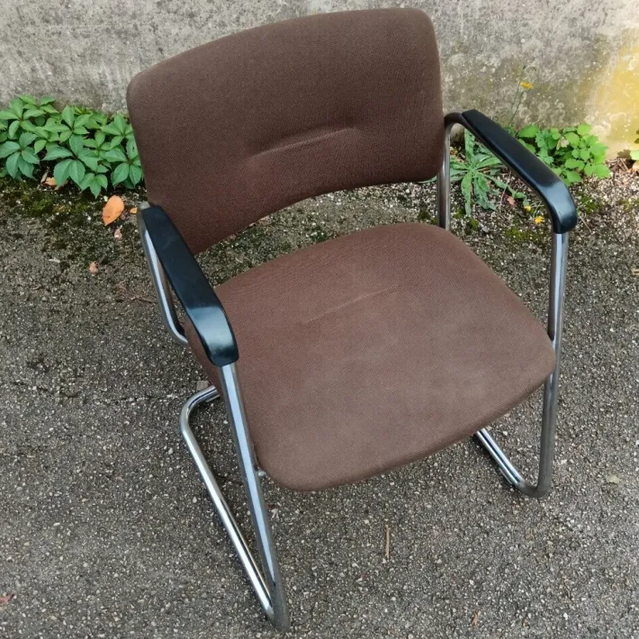 Pamono Set of Steelcase Office Chairs from Strafor, France, 1980s Best