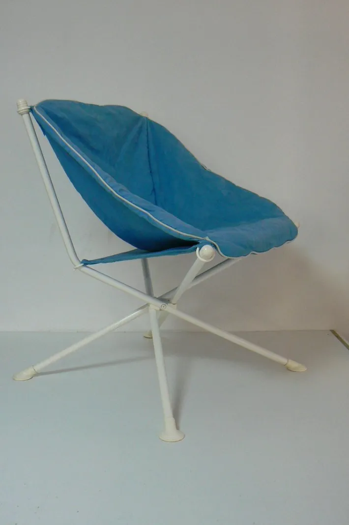Pamono Set of Sun Day Garden Chair and Stool by Simon Desanta for Rosenthal, 1980s Best