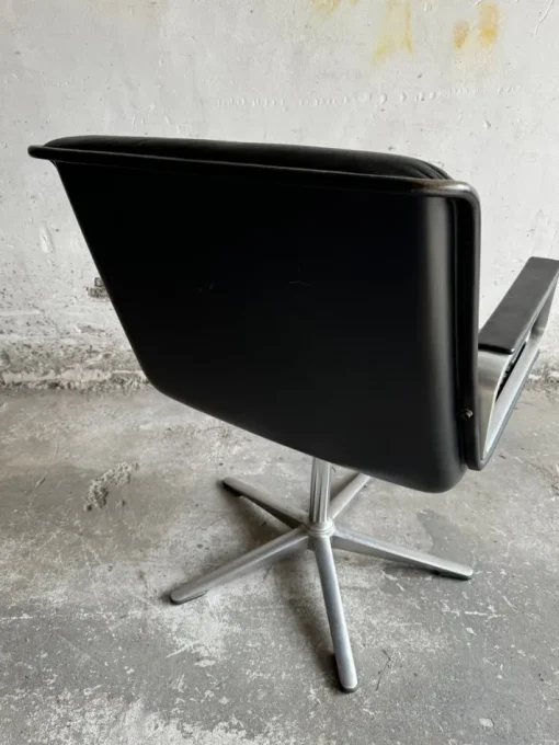 Pamono Set of Swivel Chair with Otoman by Delta Group Wilkhahn Delta Discount