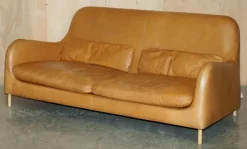 Pamono Set of 50th Anniversary Brown Leather Sofa & Armchair from Habitat Smithfield Aron Probyn Hot