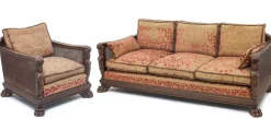 Pamono Set of 19th Century Renaissance Sofa and Armchair in Walnut Sale