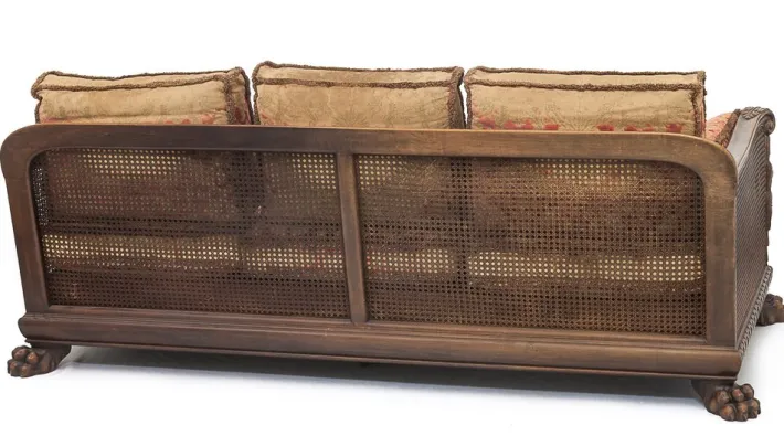 Pamono Set of 19th Century Renaissance Sofa and Armchair in Walnut Sale