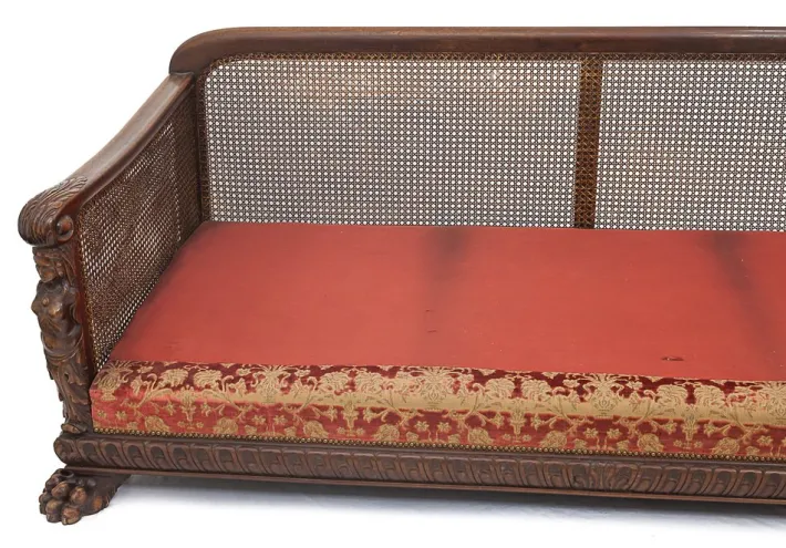 Pamono Set of 19th Century Renaissance Sofa and Armchair in Walnut Sale