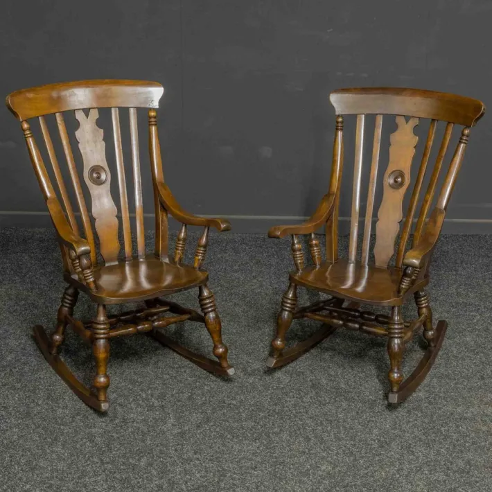 Pamono Set of Victorian Rocking Chairs New