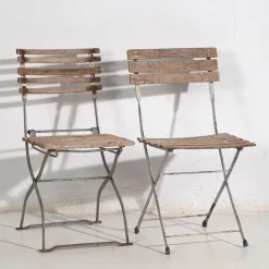 Pamono Set of Vintage Folding Garden Chairs, 1920 Outlet