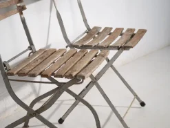 Pamono Set of Vintage Folding Garden Chairs, 1920 Outlet