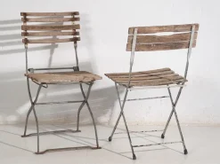 Pamono Set of Vintage Folding Garden Chairs, 1920 Outlet